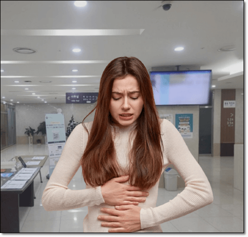 월경전 증후군 여성