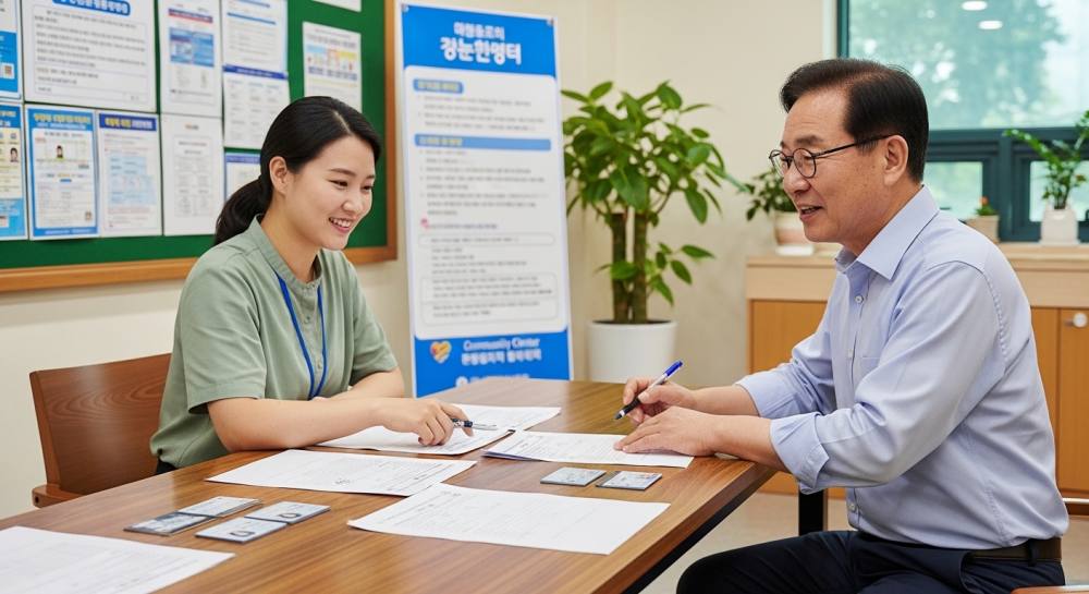 고유가 피해보상금 신청하는 사진