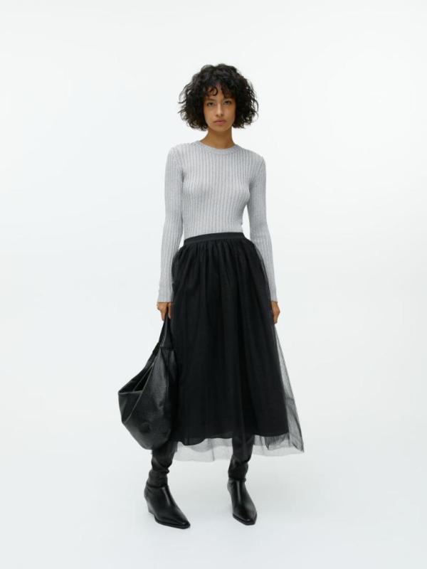 아르켓 스커트 Tulle Skirt Black 0994243-005