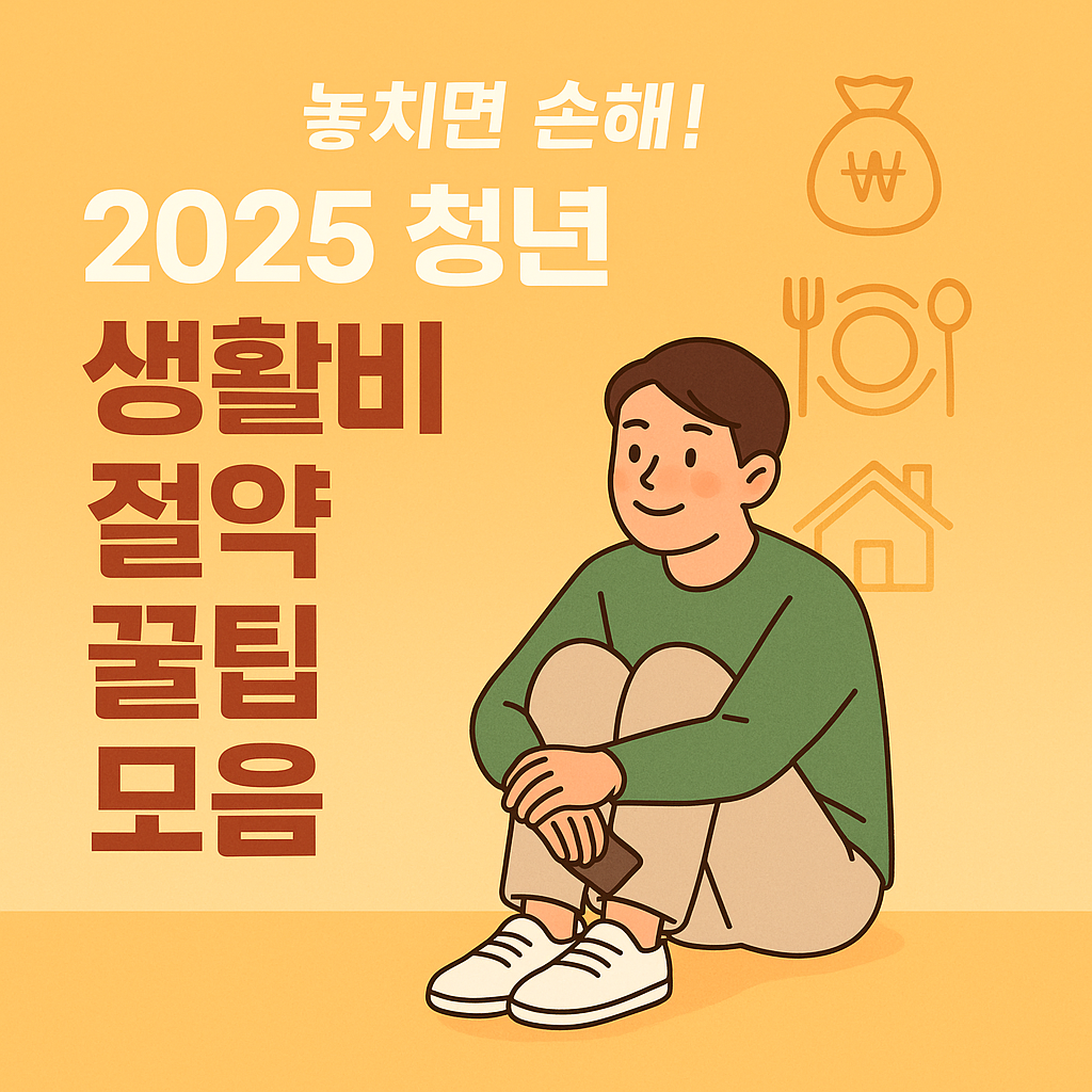 2025 청년 생활비 절약 꿀팁 모음|알뜰 소비 전략 총정리