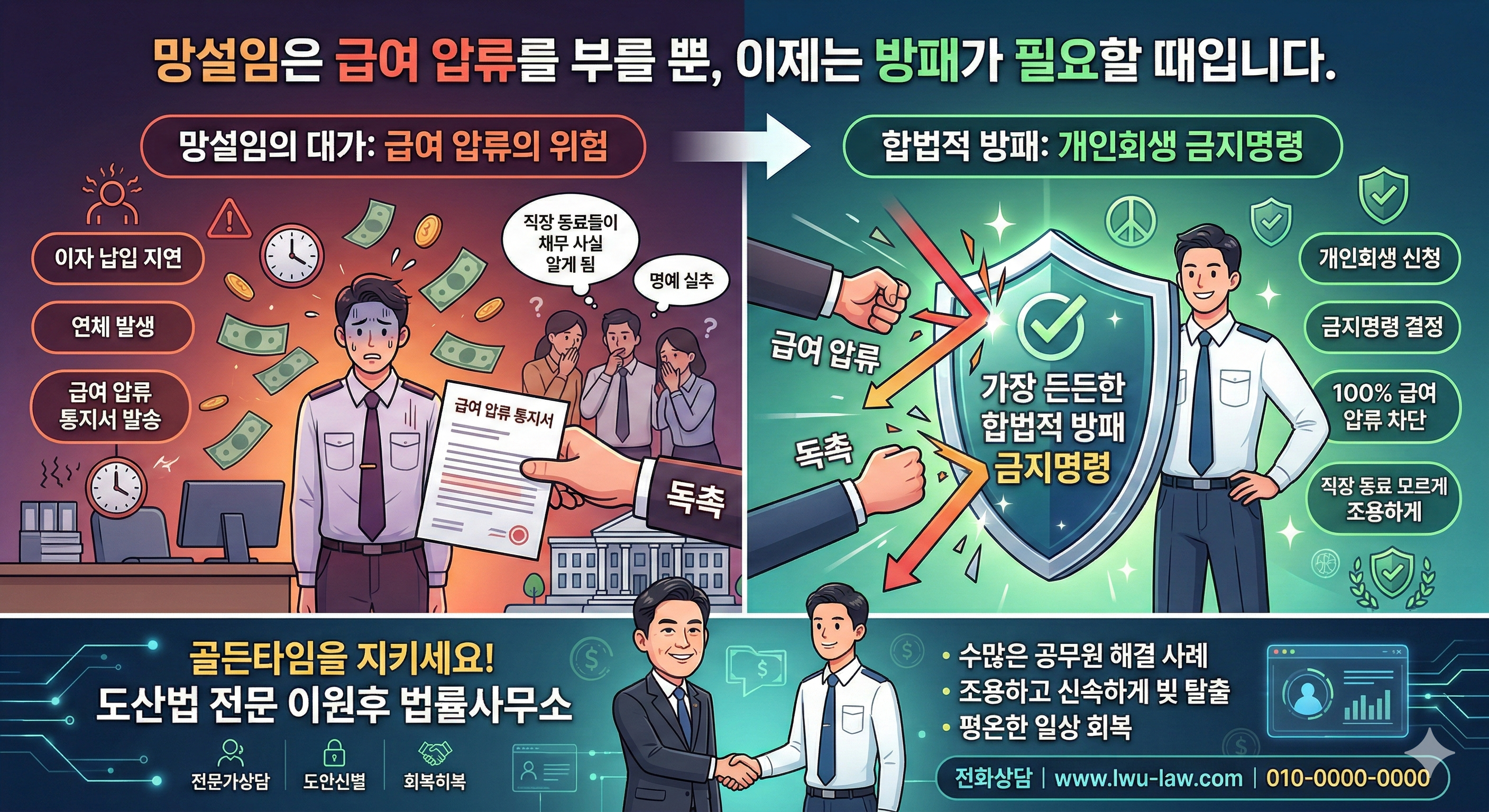 공무원 빚 문제, 혼자 앓다가 징계나 압류 위기까지 가서는 안 됩니다.
