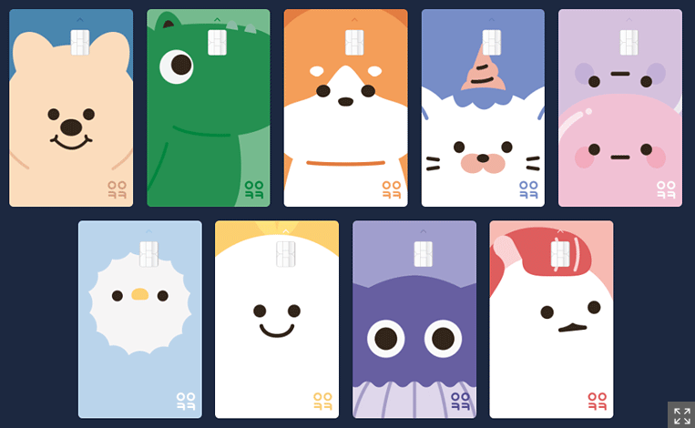 다양한 디자인이 아이쿠카