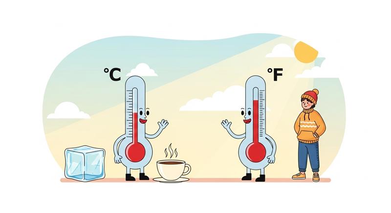 섭씨와 화씨, 온도를 나타내는 두 숫자 체계의 차이와 역사