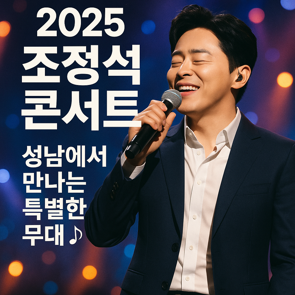 2025 조정석 콘서트 성남 공연 썸네일