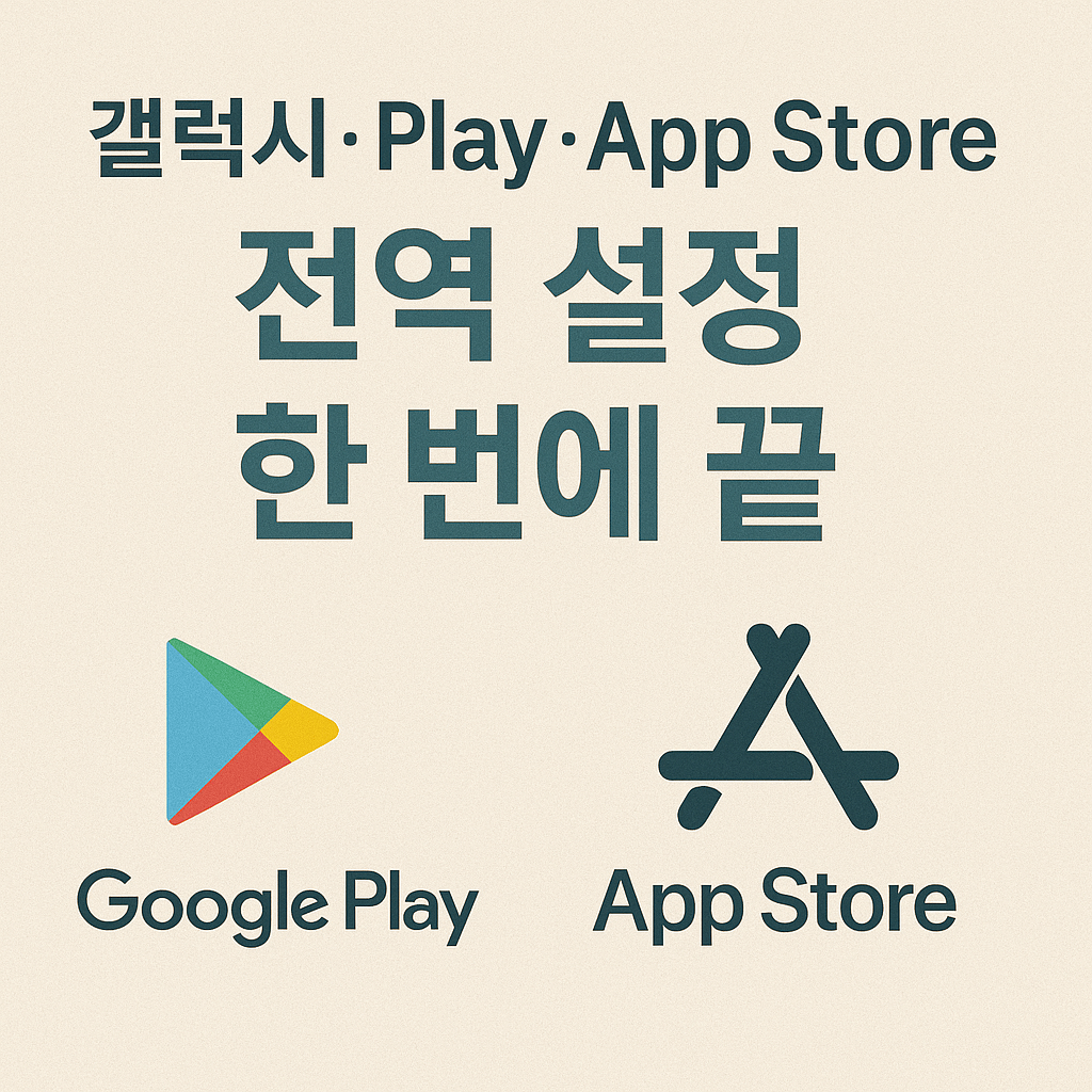 갤럭시 스토어 자동 업데이트 해제와 중복 출처 문제 해결 체크리스트