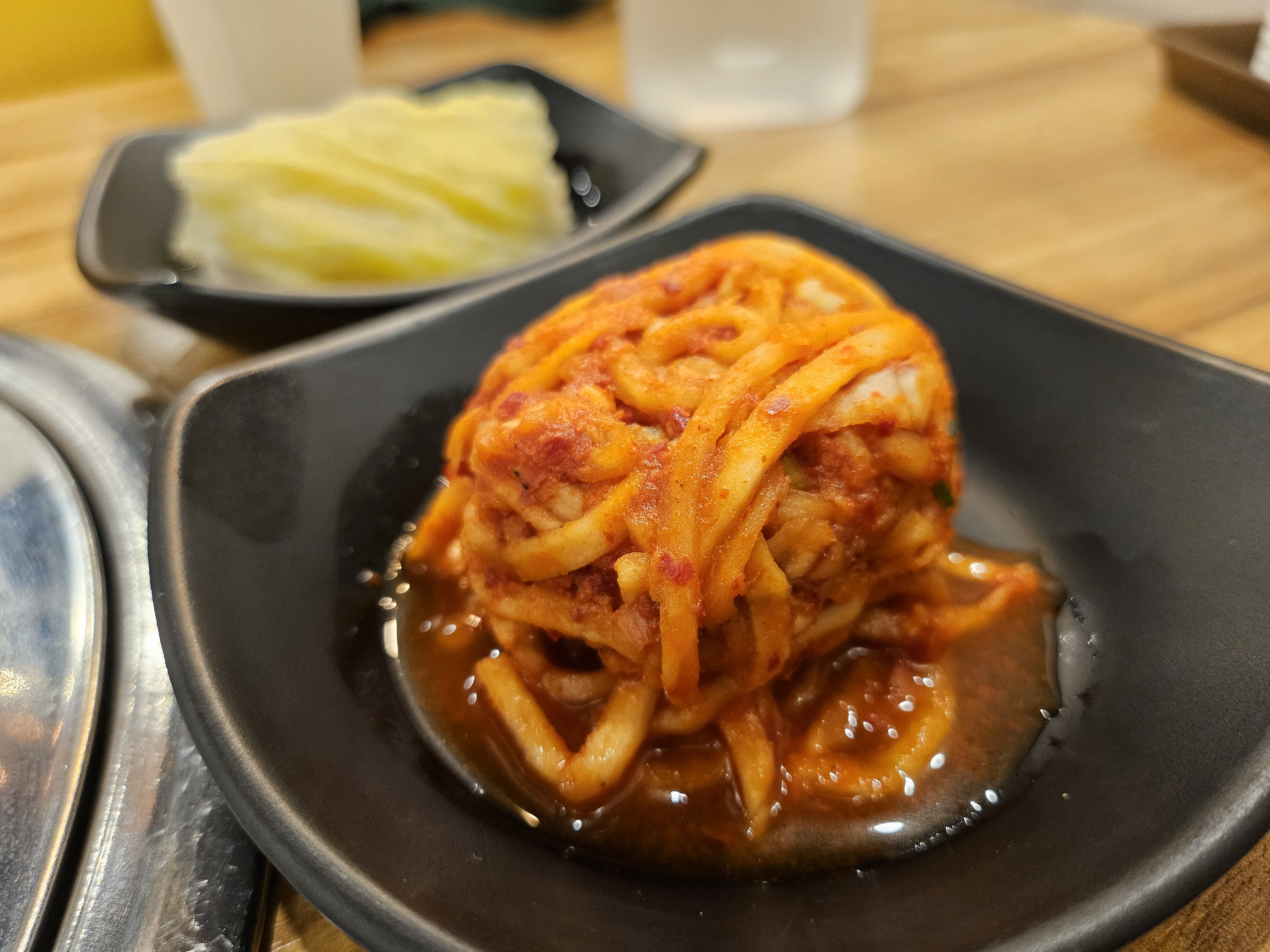 서울교대역 된장찌개 맛집 - 기본찬 무우채무침