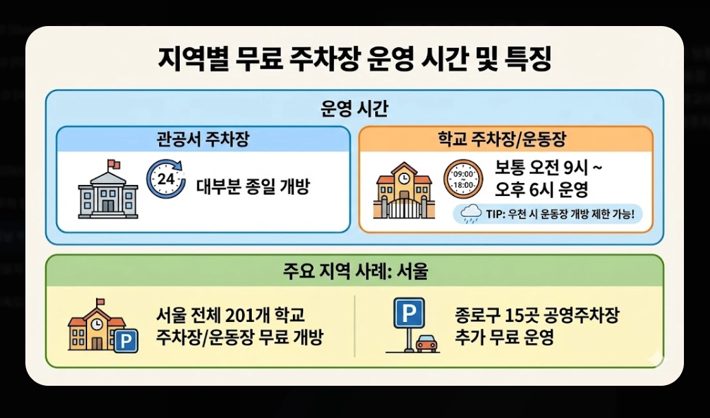설날 주차 팁(2026 설 연휴, 전국 무료 주차장, 고속도로)(+ 전기차 충전)
