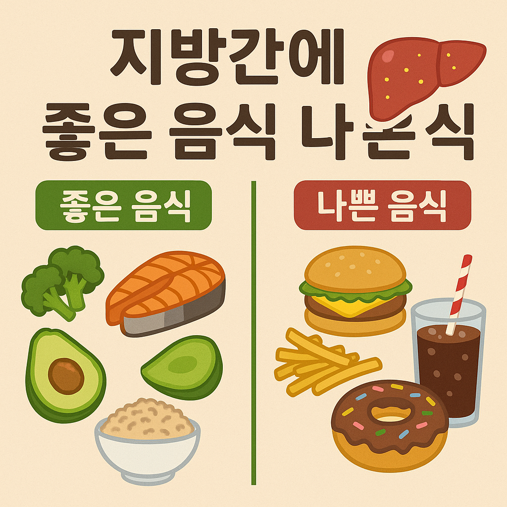 지방간에 좋은 음식 나쁜