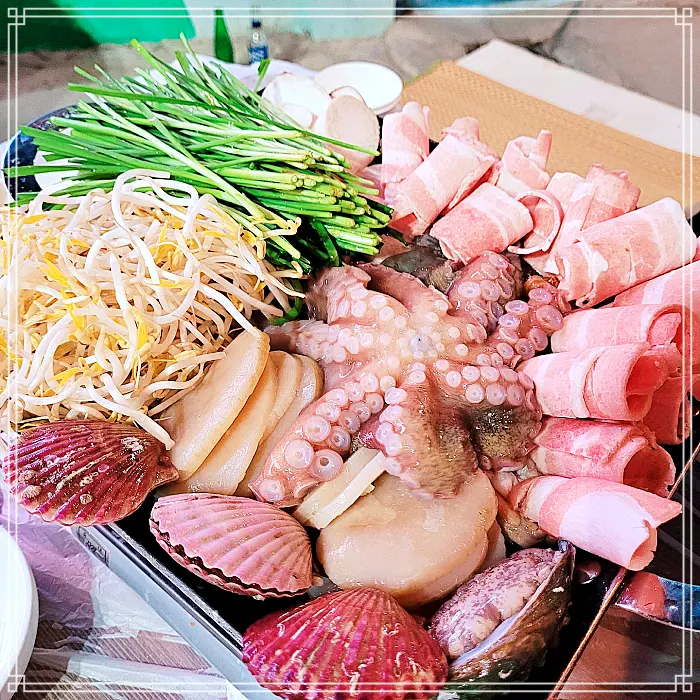 6시 내고향 여수 낭만포차 거리 해물 삼합, 꼬막 무침 맛집