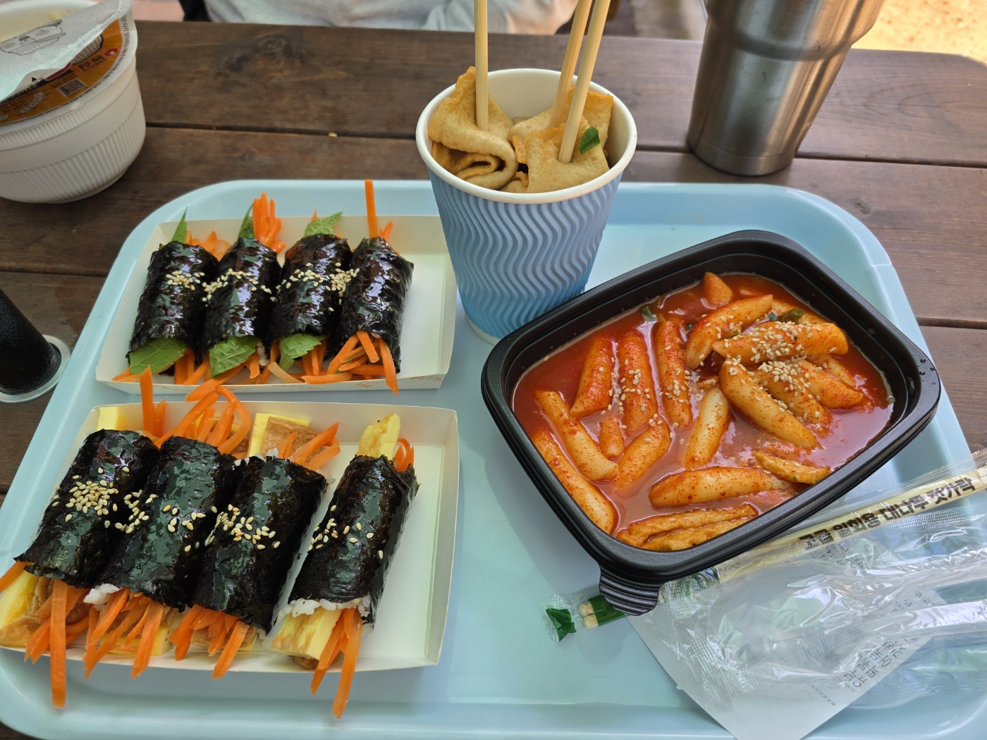 김밥과 떡볶이,오뎅