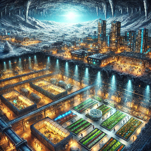 지하에서 살아남은 인류