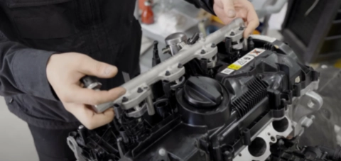 BMW 엔진 수리 과정