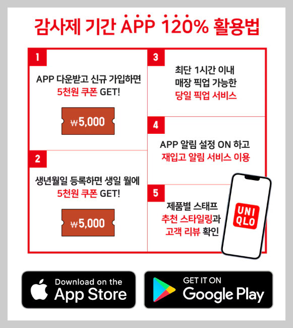 유니클로 감사제