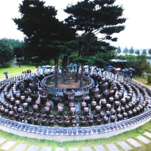 양평 세미원 항아리분수