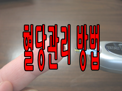 혈당관리 방법
