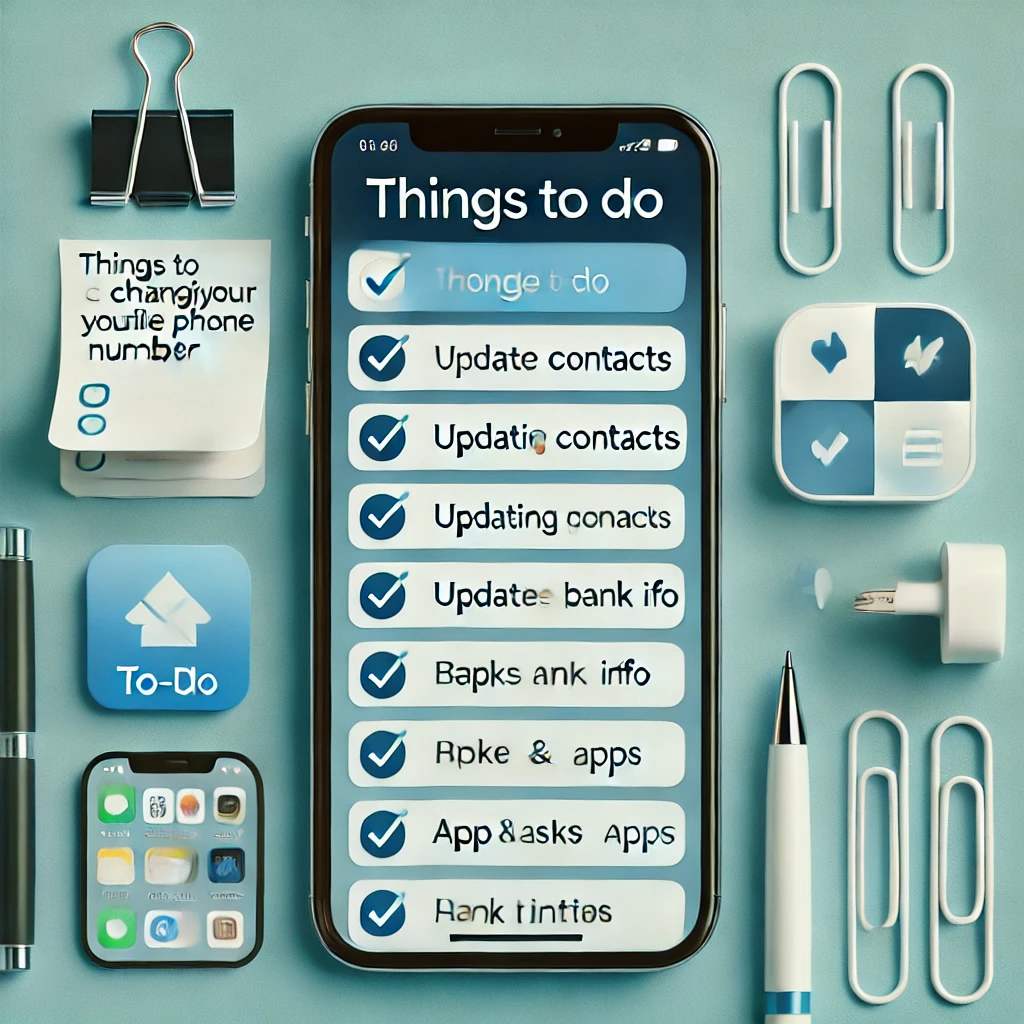 휴대전화 번호 변경 후, 꼭 해야 할 일들 – 번호 바꾼 당신을 위한 완벽 체크리스트