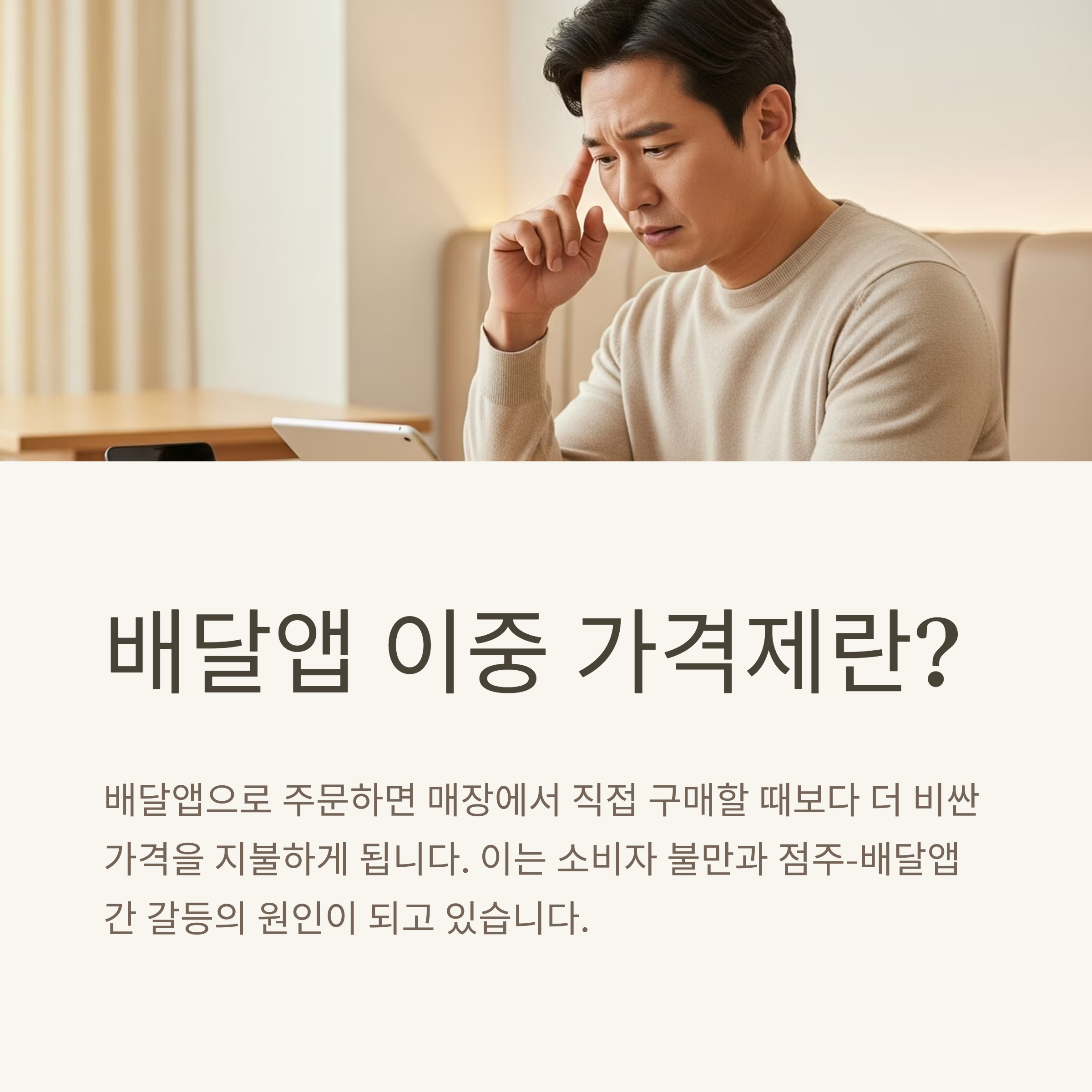 배달앱 이중 가격제란?