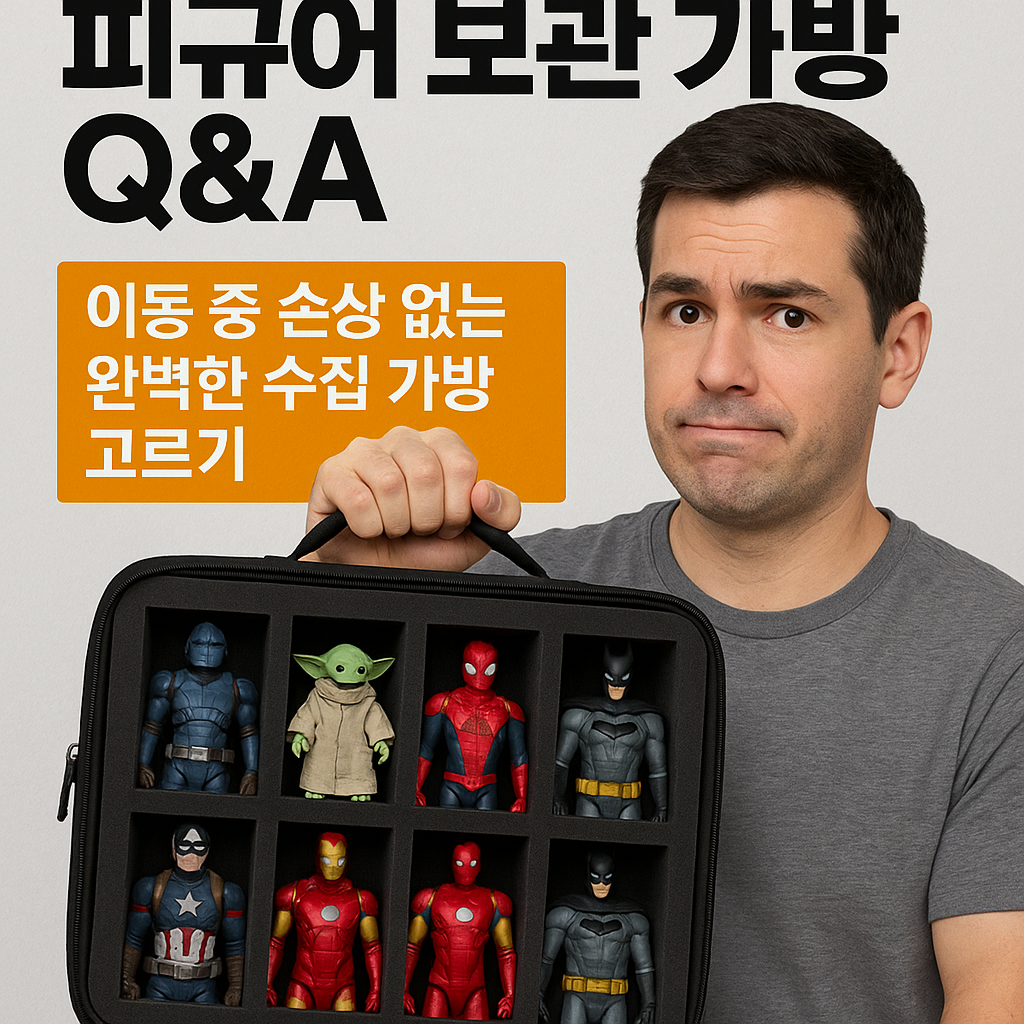 피규어 보관 가방