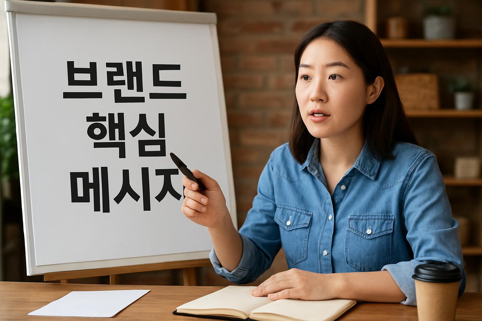 브랜드 핵심 메시지 작성법: 실무 가이드와 체크리스트