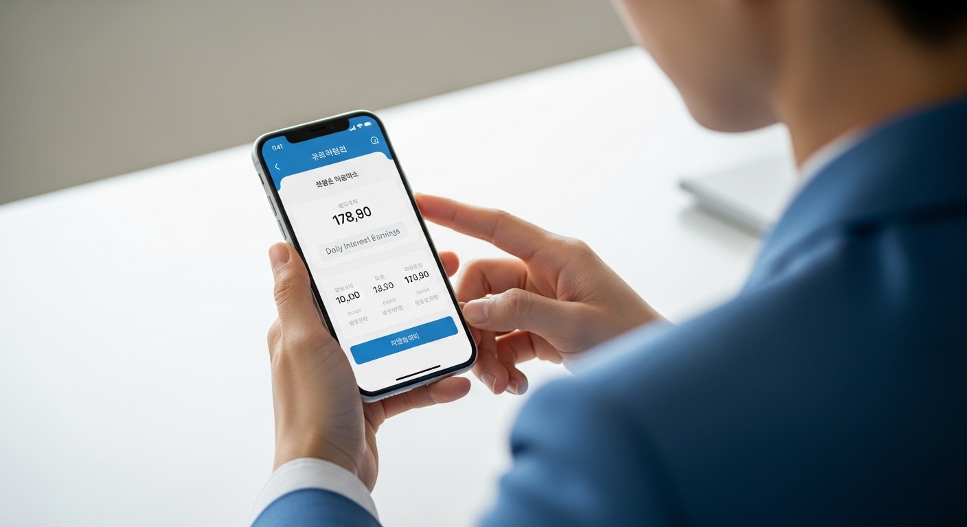계좌 개설부터 이자 확인까지의 절차