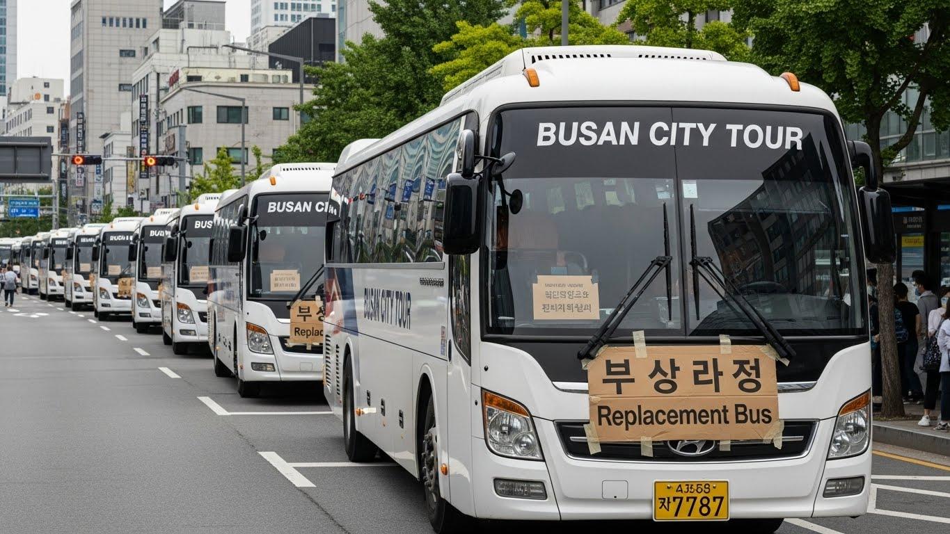 부산 버스 파업 대체버스