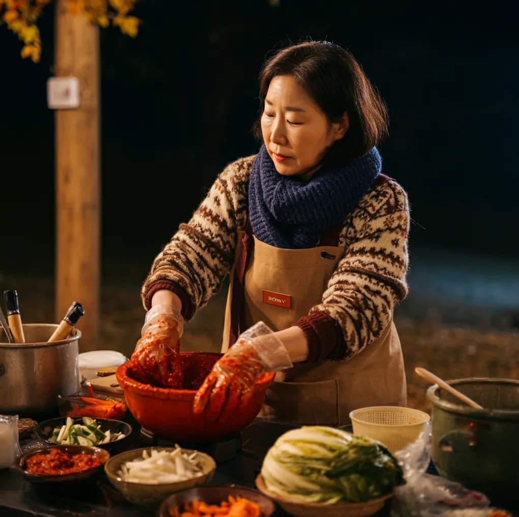 진부김장축제에서-김장체험하는-한국여자05
