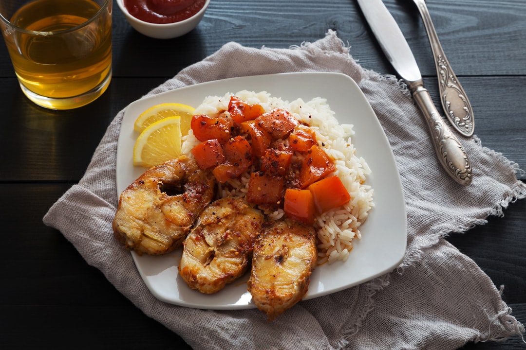 Braised cod