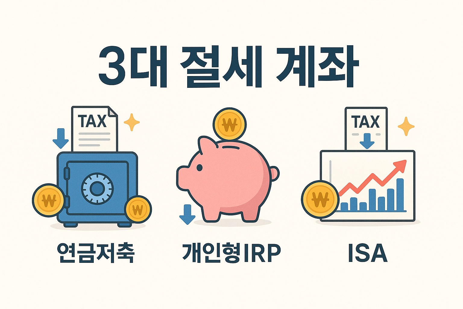 3대 절세계좌 비교분석