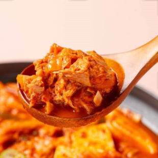 비리지 않게 요리한 참치김치찌개 완성 모습