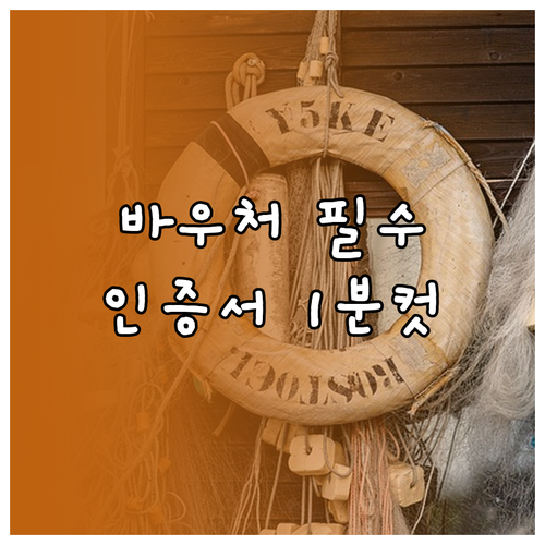 경영안정 바우처 신청 필수 공동인증서..