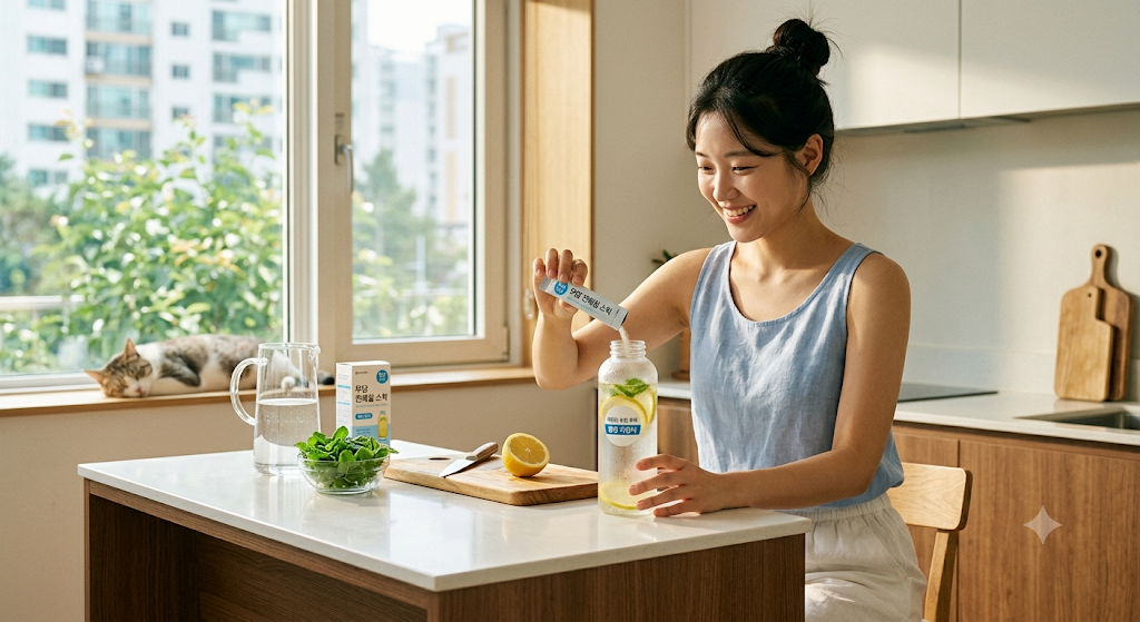 무당&middot;저당 음료로 만드는 데일리 수분 루틴