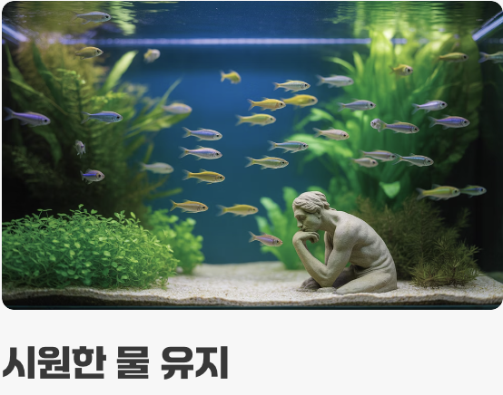 수질 관리 - '시원하고 깨끗한' 물이 핵심