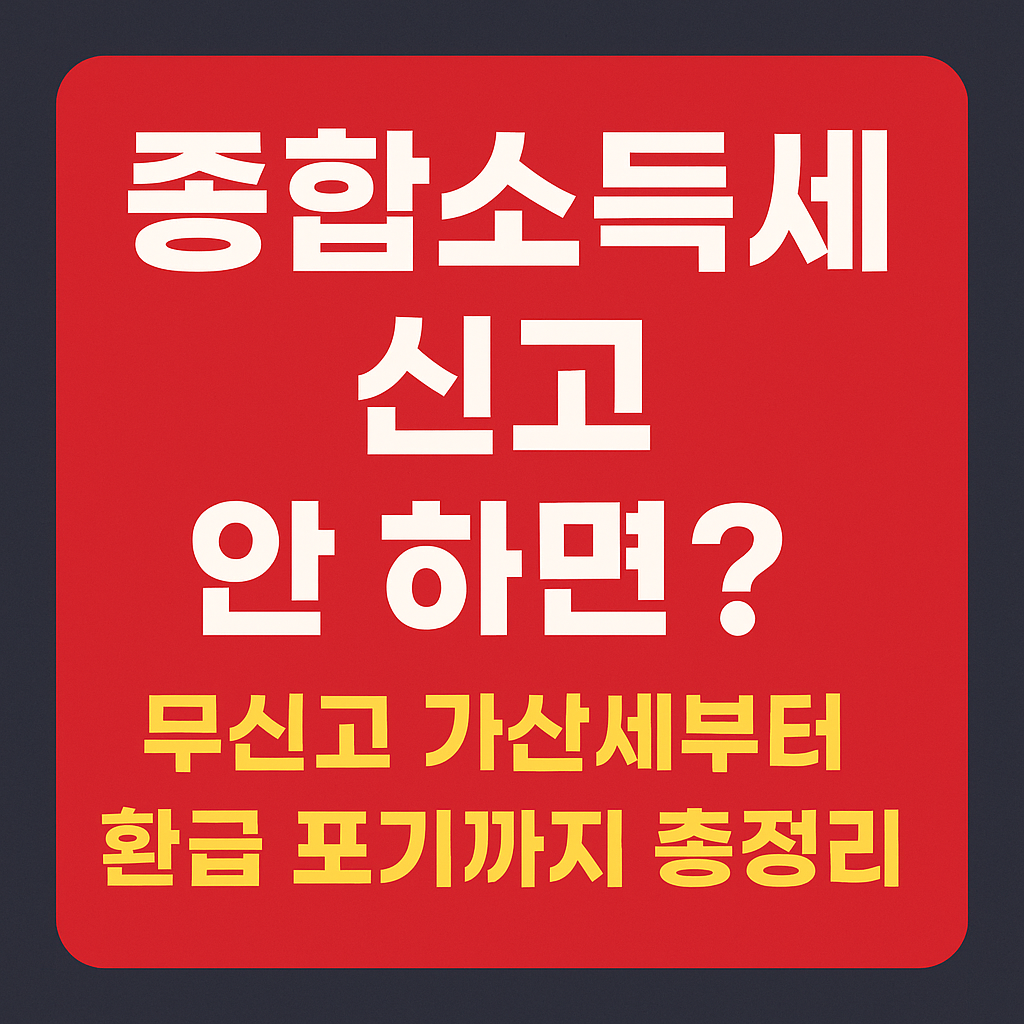 종합소득세 관련 사진