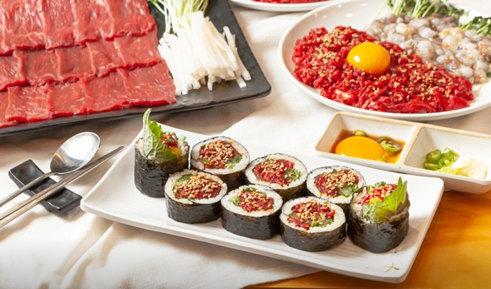 광장시장-육회김밥