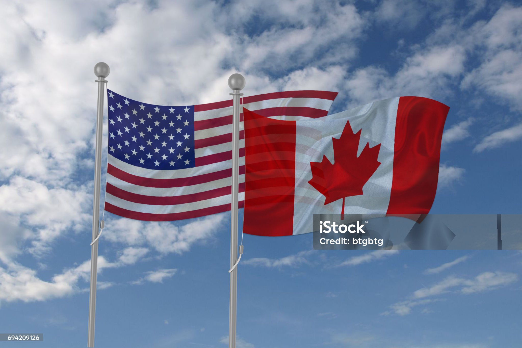 미국, 캐나다 국기