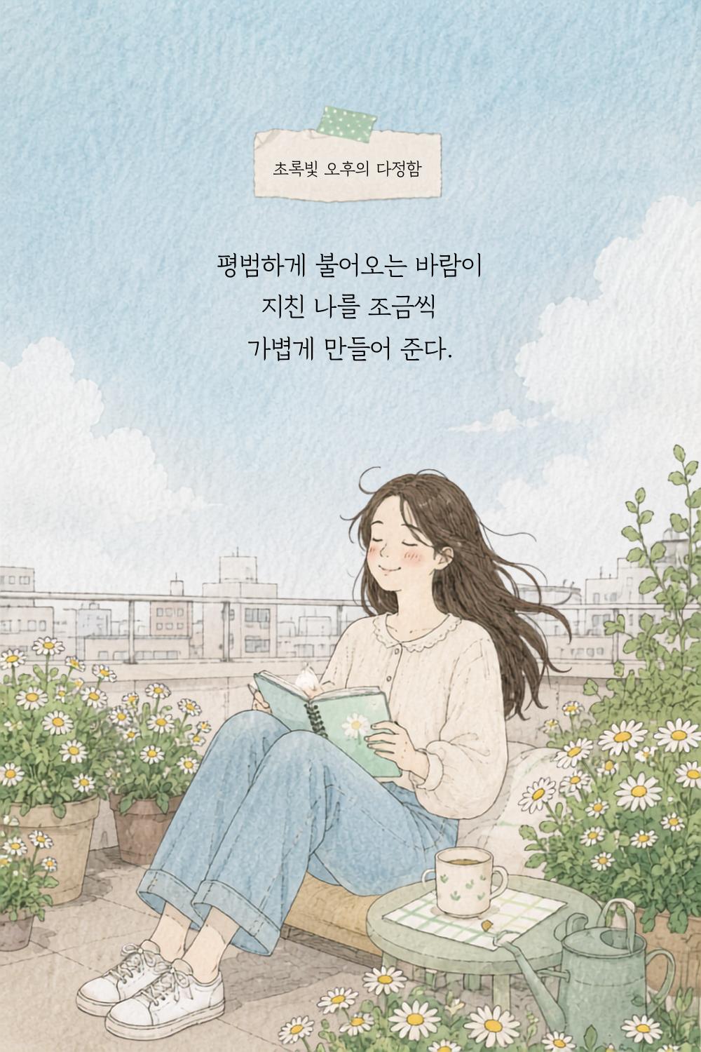 따뜻한 글귀, 마음을 다정하게 안아주는 감성 문장 15가지