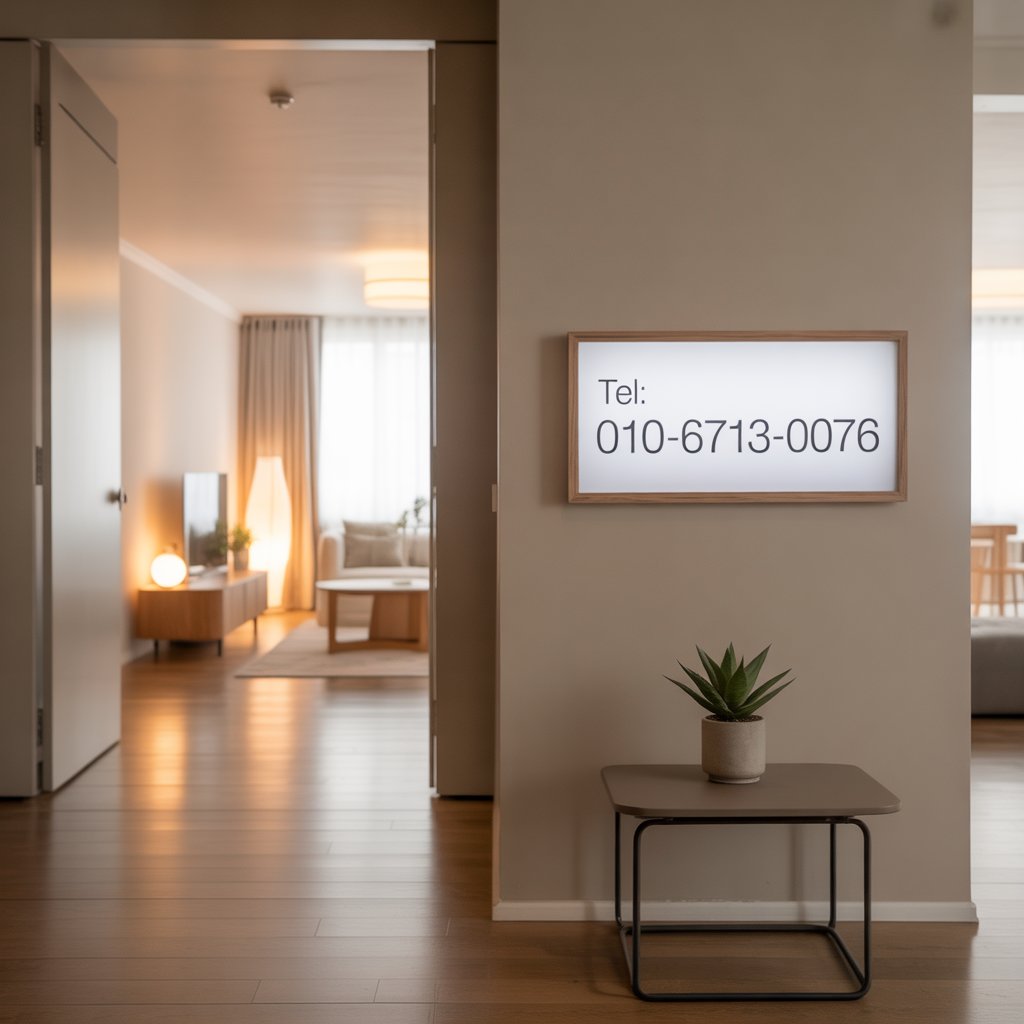 신축아파트의 내부모습