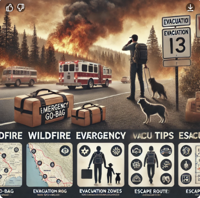 산불 대비 행동 요령 관련 사진