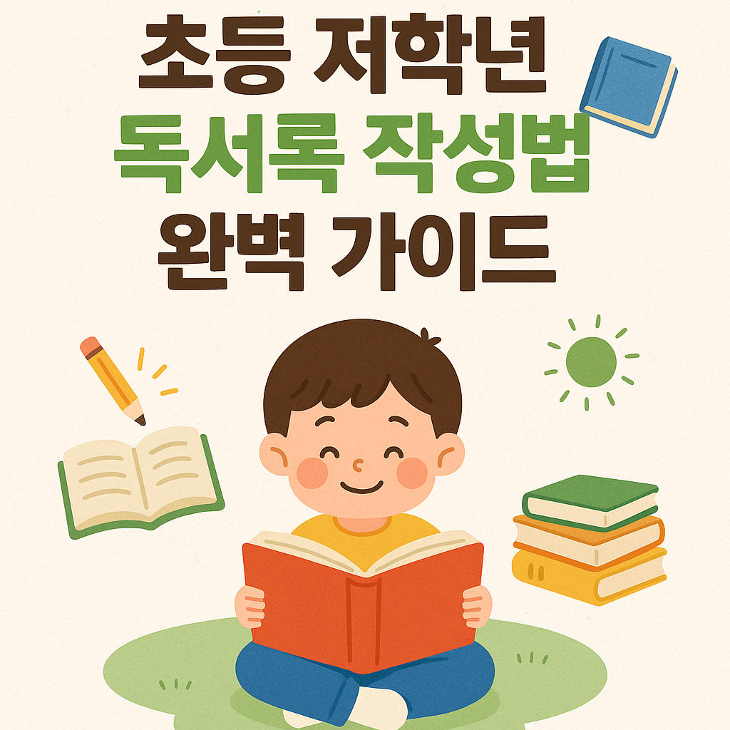 초등 저학년 독서록 작성법 완벽 가이드 ❘ 예시와 템플릿 포함