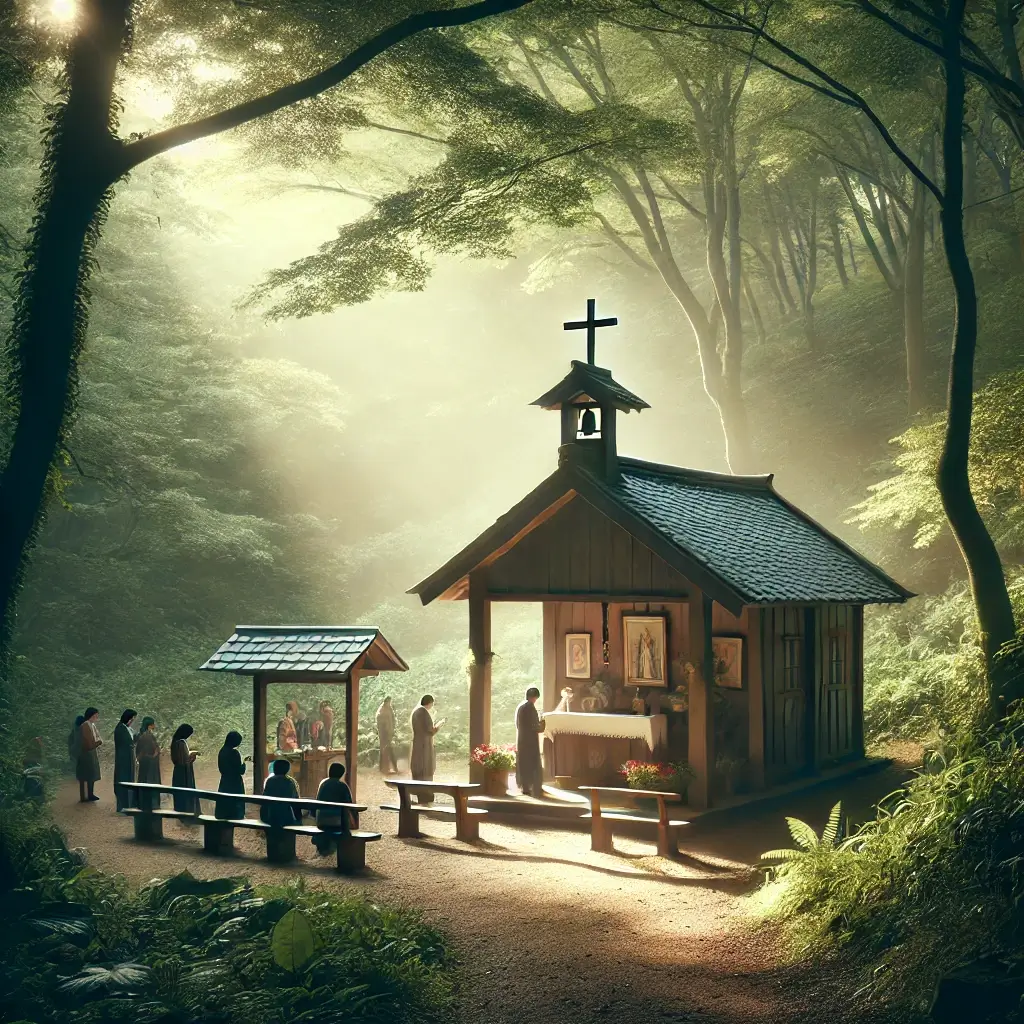 천주교 성지순례 지도