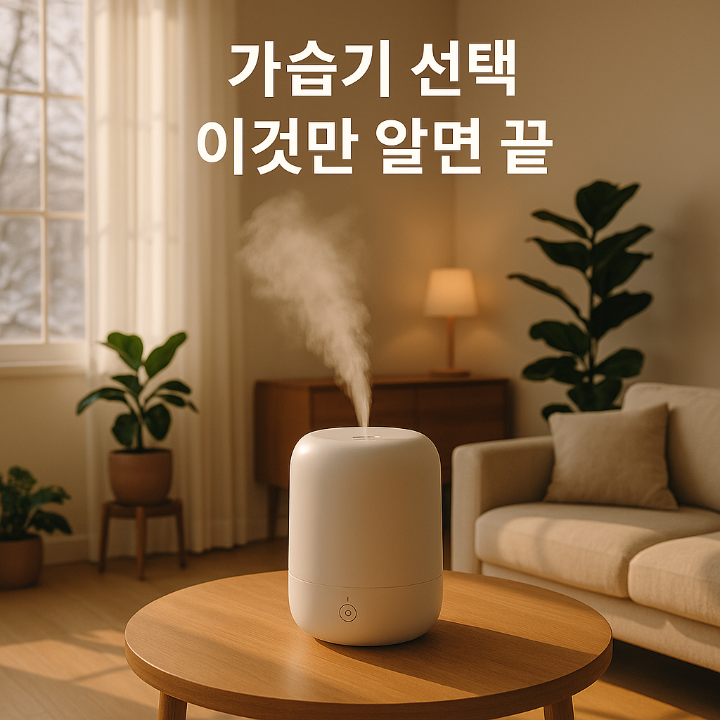 가습기 선택 이것만 알면 끝