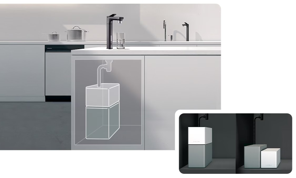 삼성전자 BESPOKE 정수기 메인 파우셋 + 서브 파우셋 (냉/온/정수) RWP71411AABA