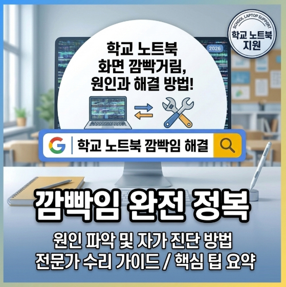 노트북-깜빡임-해결