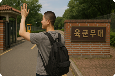 입대전 청춘의 모습