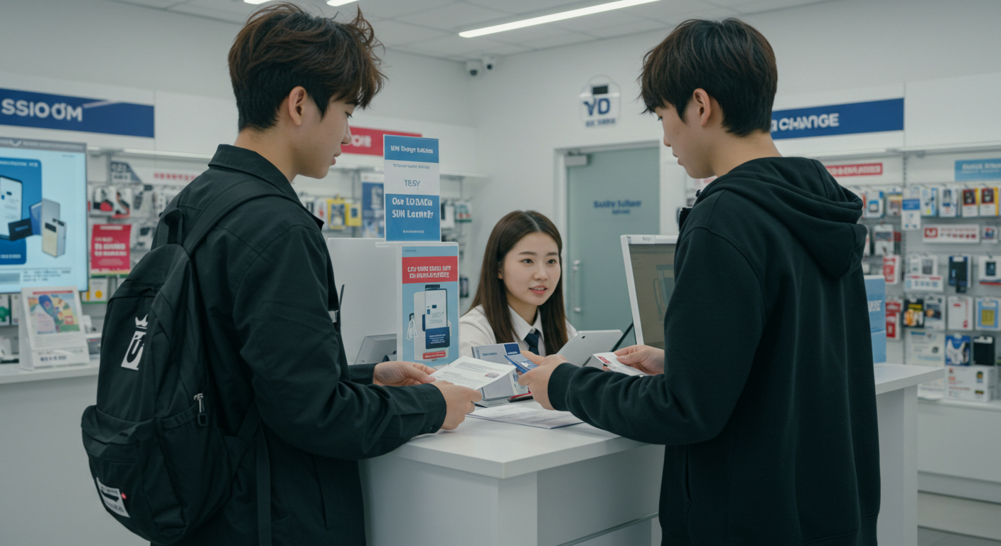 미성년자통신, 대리점방문