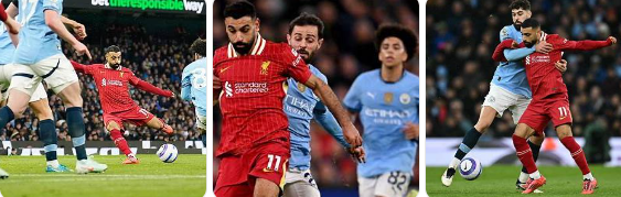 리버풀과 맨체스터 시티 프리미어 리그 경기