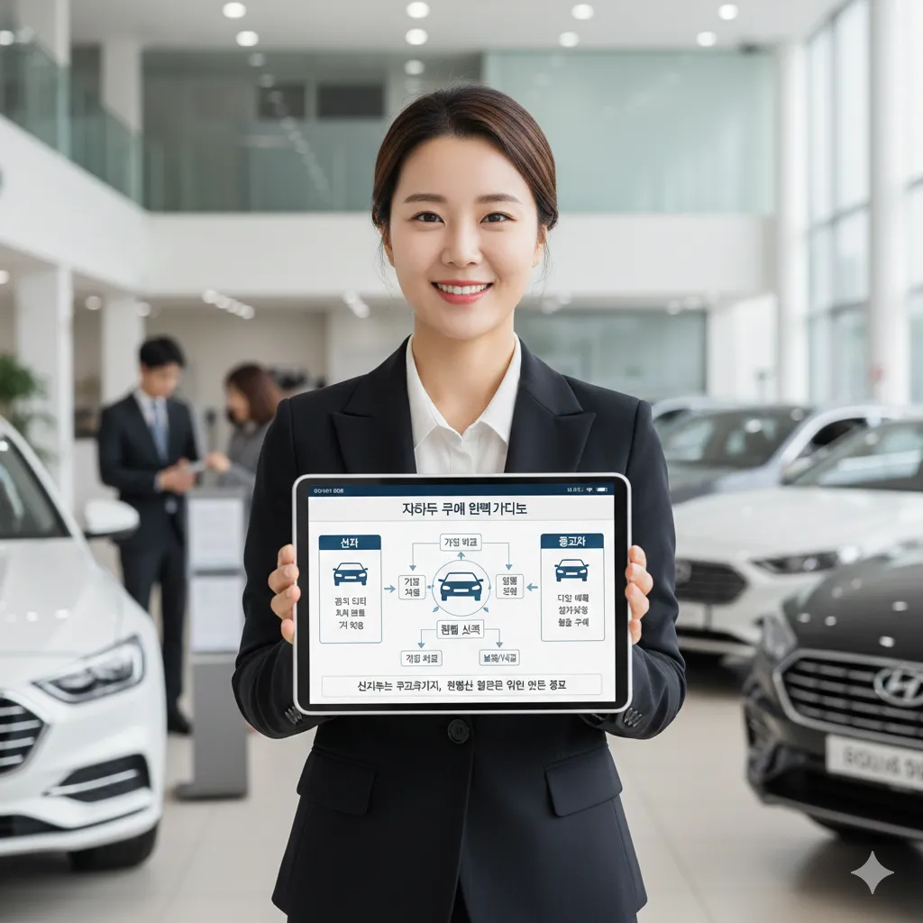 Complete car buying guide 2025 showing new vs used car comparison with checklist and pricing strategies