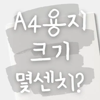 4절지 vs 8절지 vs A4 크기 비교 완벽 가이드로 표로정리_8