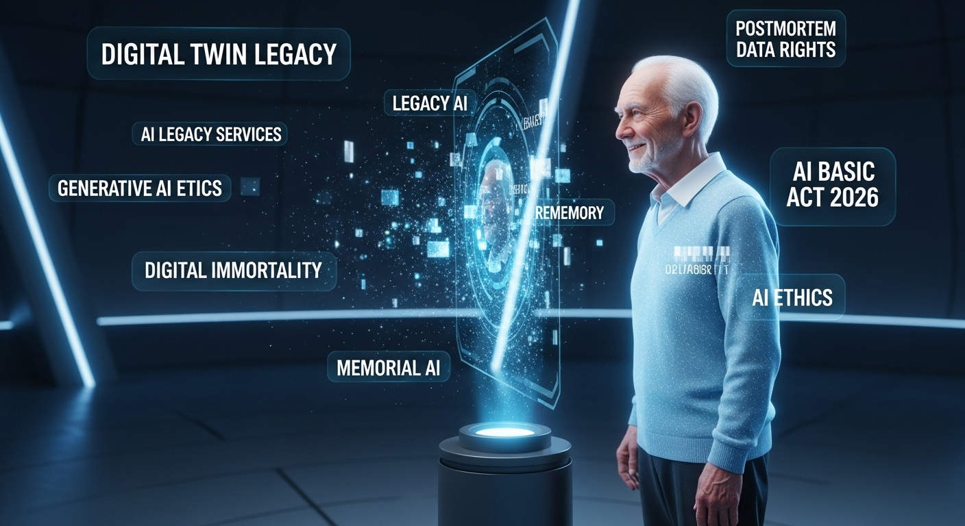 죽음 이후의 불멸, AI 유산: 2026년 '디지털 트윈 서비스' 열풍과 윤리적 갈등