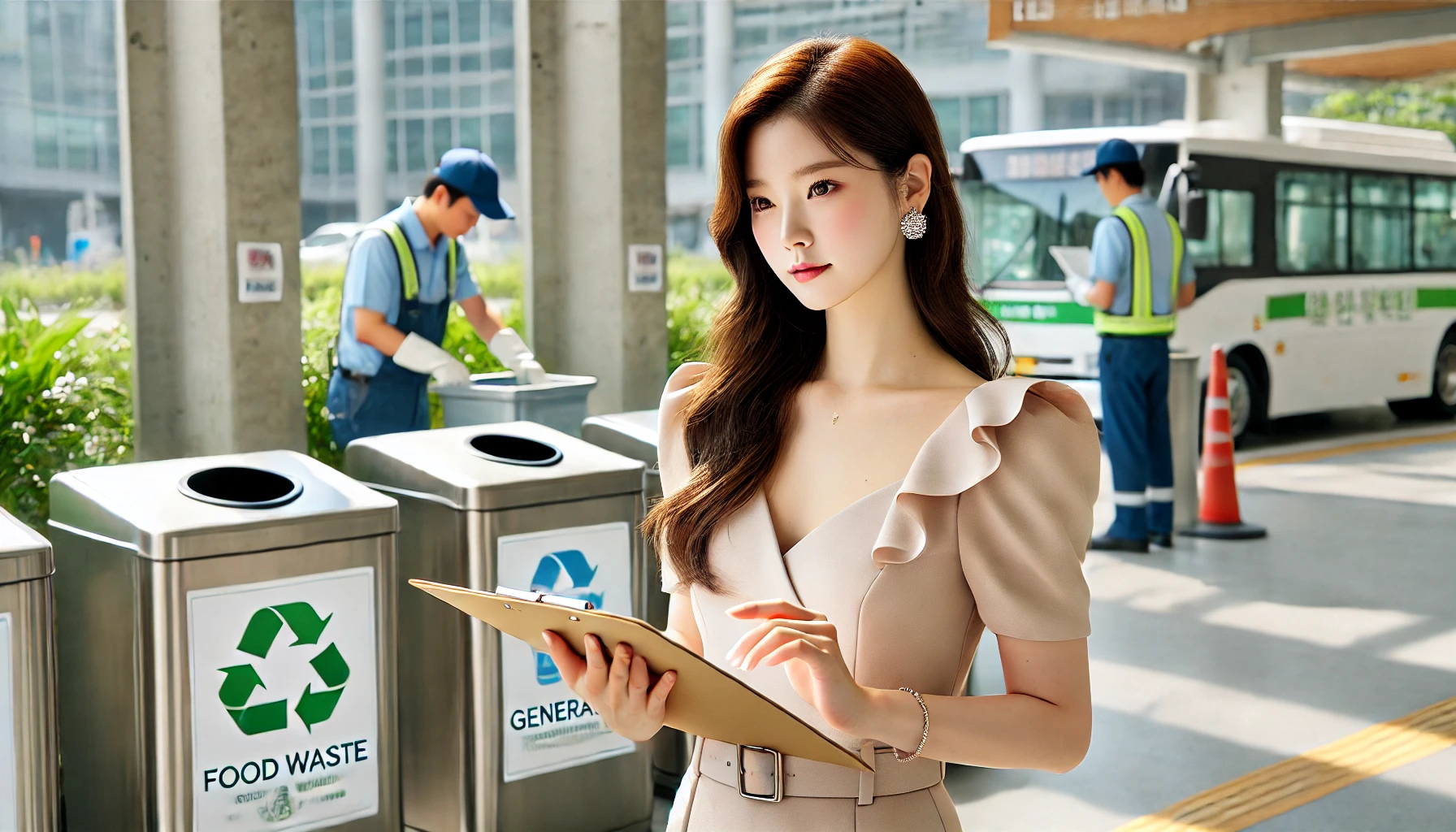 폐기물 처리 기준 확인하는 이미지